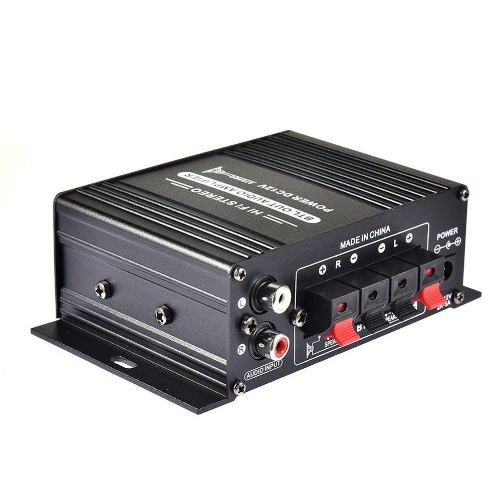 400W DC12V BT Amplifier Hi-Fi Car Stereo Music Receiver FM MP3 Power-Amplifier
