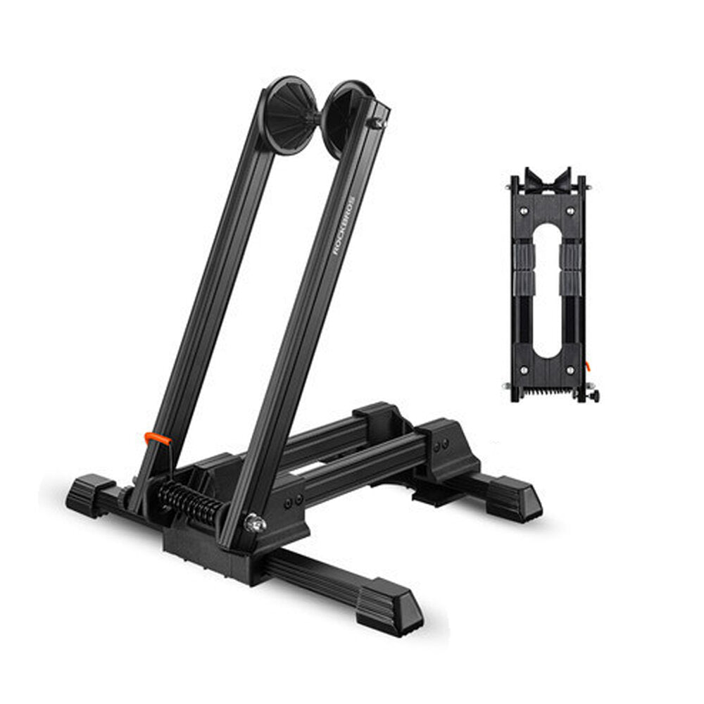 Bike Rack Adjustable Folding Double Pole Universal Repair Stand Holder