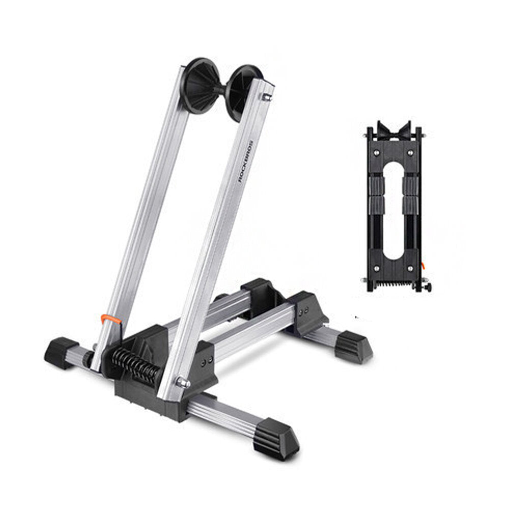 Bike Rack Adjustable Folding Double Pole Universal Repair Stand Holder