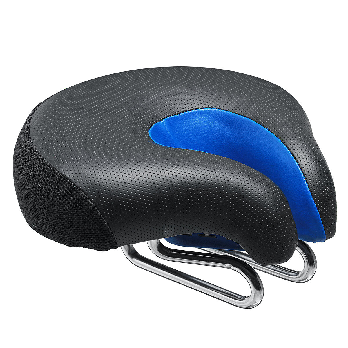 Bicycle Noseless Saddle Wide Large Soft PVC PU Pad