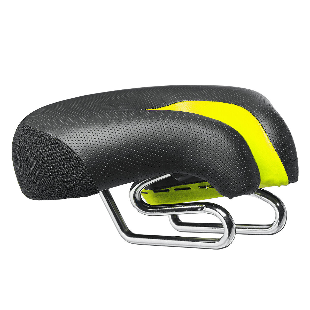 Bicycle Noseless Saddle Wide Large Soft PVC PU Pad