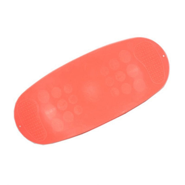 Twisting Yoga Balance Board Simple Core Workout for Abdominal Muscles and Legs Fitness