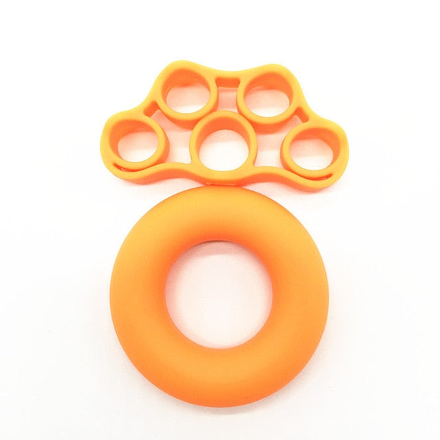 Hand Resistance Gripper Silicon Ring Band Finger Stretcher Exercise Forearm Training Carpal Expander