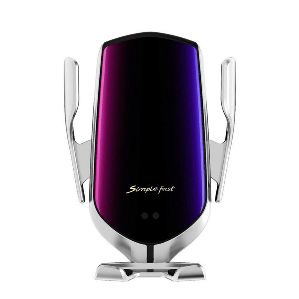 Air Vent Car Phone Holder Wireless Charger Induction For 4.0-6.5 Inch