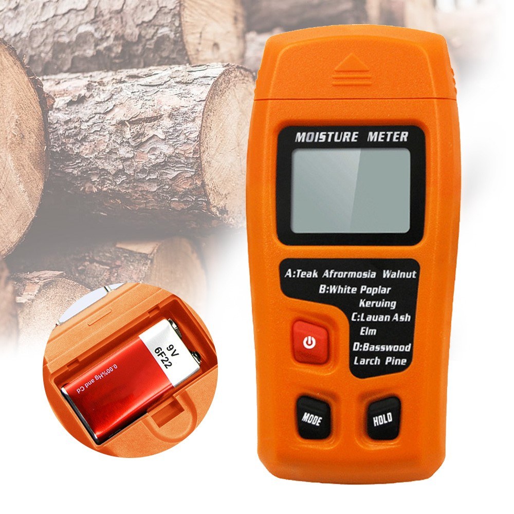 Wood Moisture Tester Meter Floor Carton Black Meter