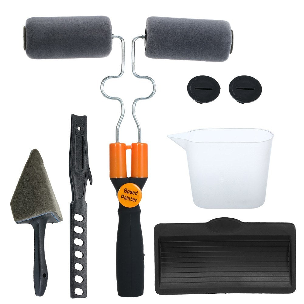 Adjustable Double-Sided Multi-Function Paint Brush DIY Graining Tool for Wall Décor