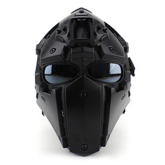 Motorcycle Helmet Full Face Bicycle Tactical Helmets Black