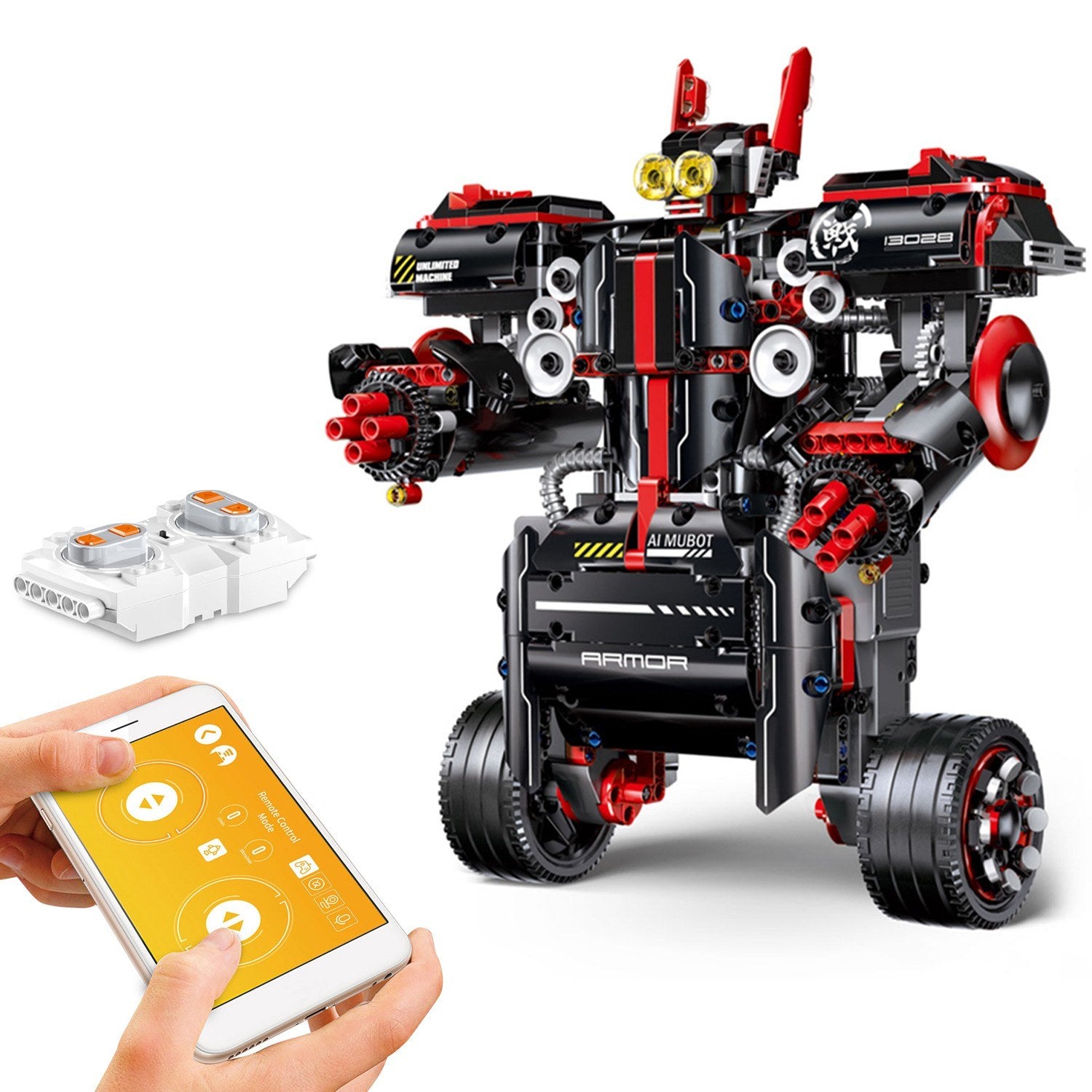 791PCS 2.4G Remote Control APP RC Robot Educational Bricks STEM Toys