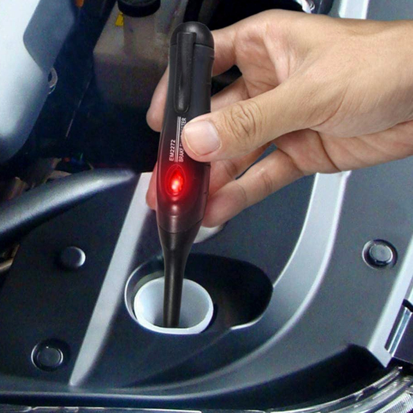 Brake Fluid Tester Pen Auto Diagnostic Testing Tool For DOT 3 DOT4 and 5 with 1 LED Indicator
