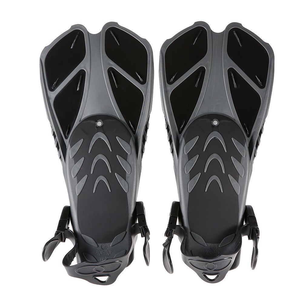 Swim Fins Floating Training Fin Flippers with Adjustable Heel for Swimming Diving Snorkeling Water Sports