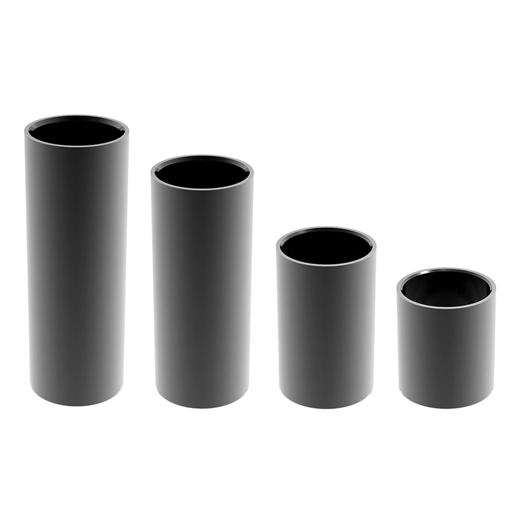 Stainless Steel Guitar Sliders Finger Sleeve 1 Set