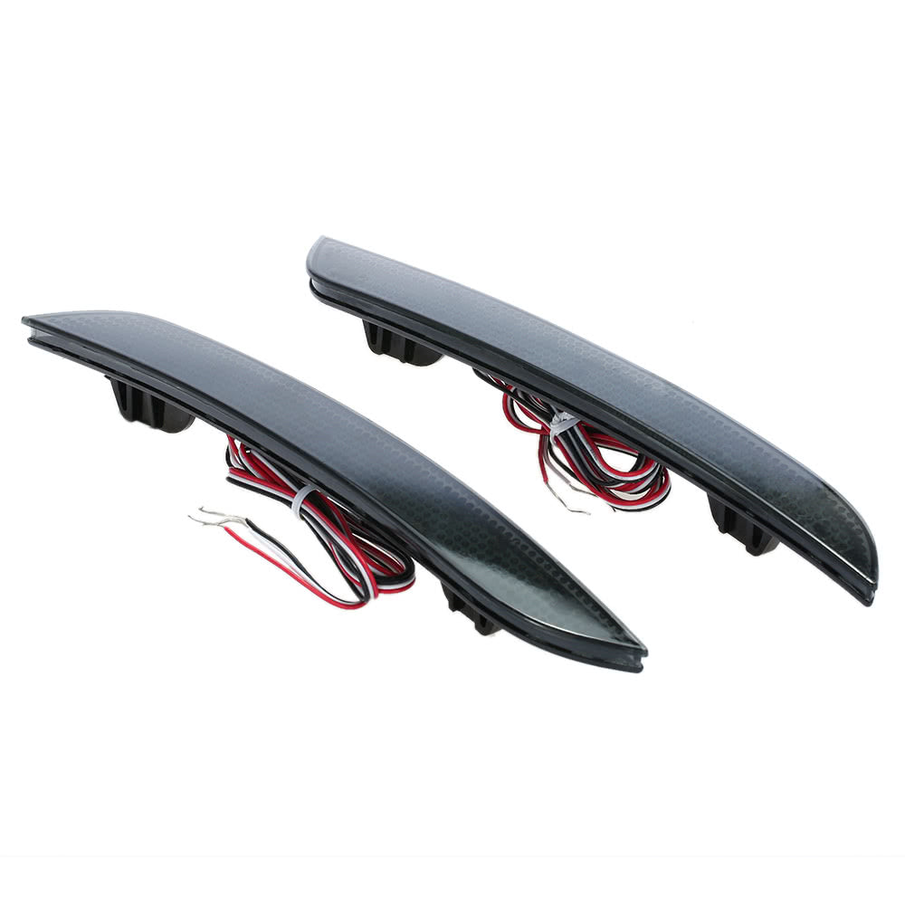 Pair of Rear Bumper Reflect Warning Light Plate Replacement Modification Tail Brake Lamp for BMW 3 Series