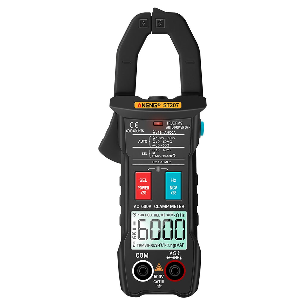 True RMS Clamp Meter with App Remote Control Autoranging Diode Hertz Temperature Tester