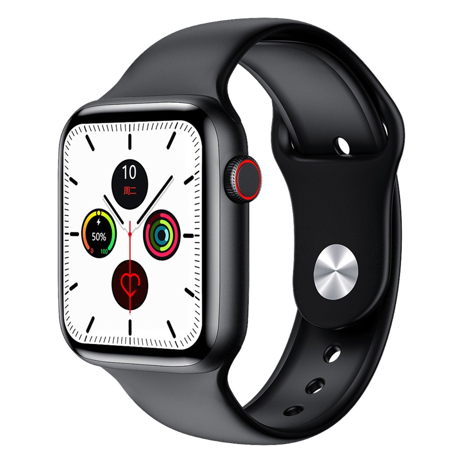 1.75 Inch IPS Screen Intelligent Sport Watch Temperature Heart Rate Blood Pressure/Oxygen Monitor