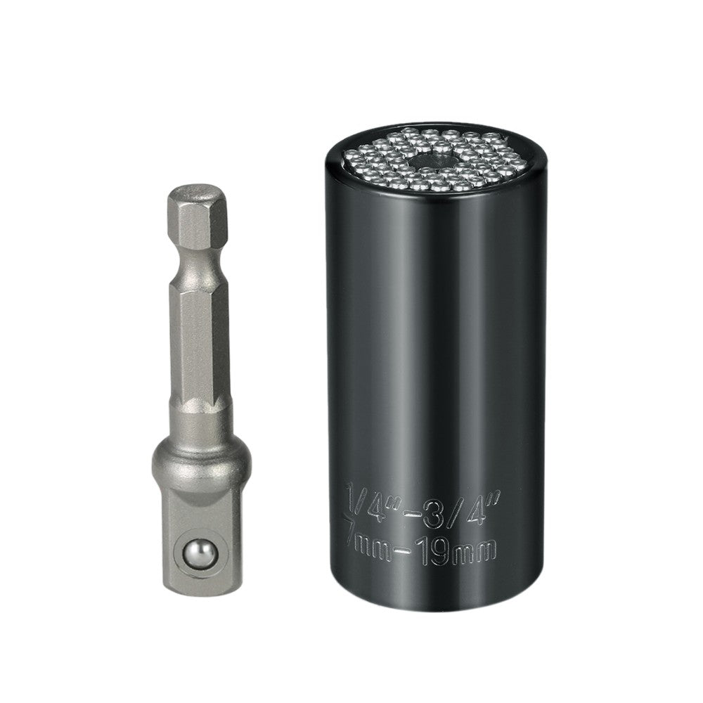 7mm-19mm Multi-functional Universal Socket Metric Wrench Power Drill Adapter Set Professional Repair Tools