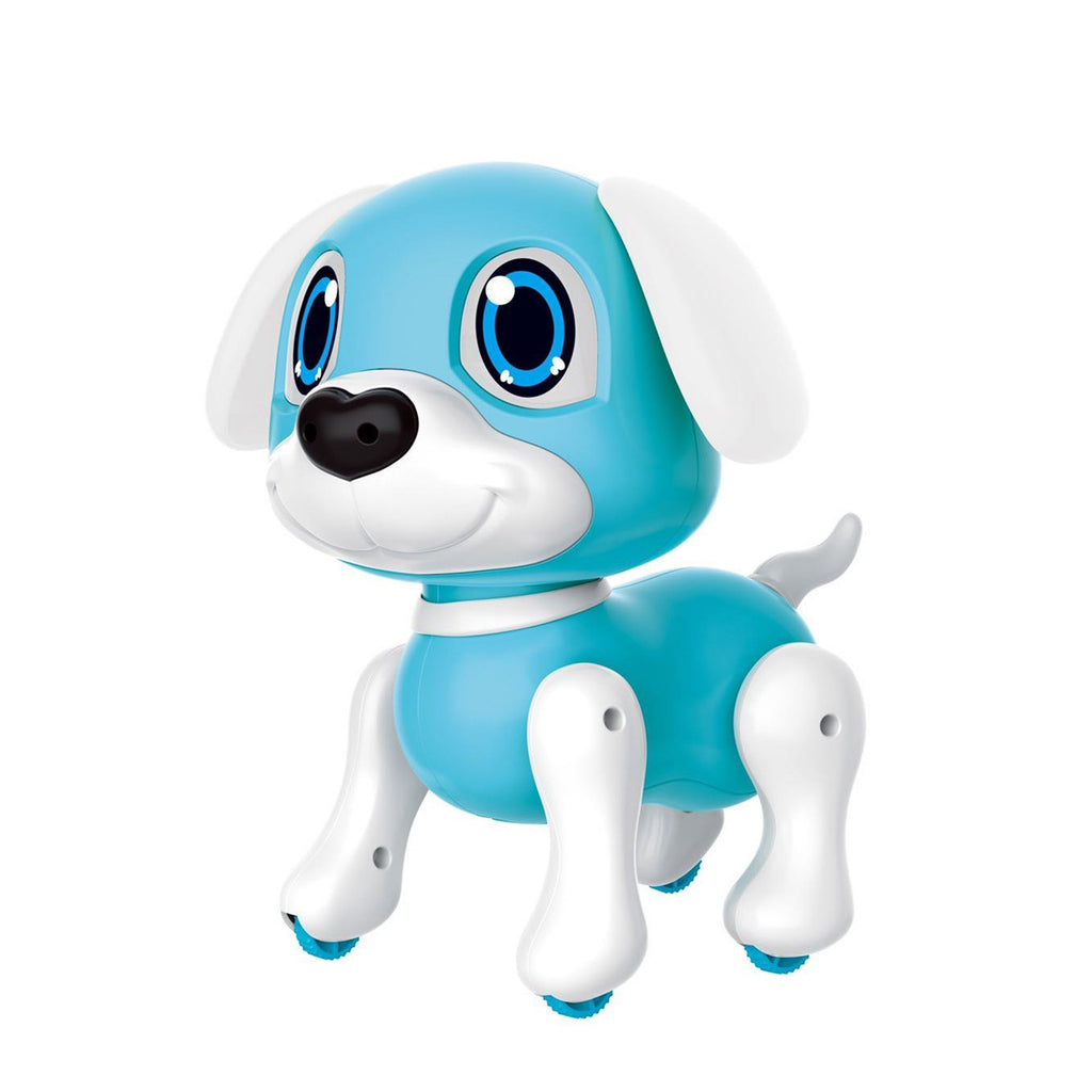 Electronic Robot Dog Toy with Gesture Sensing Lights and Puppy Sounds Intelligent Playing Music