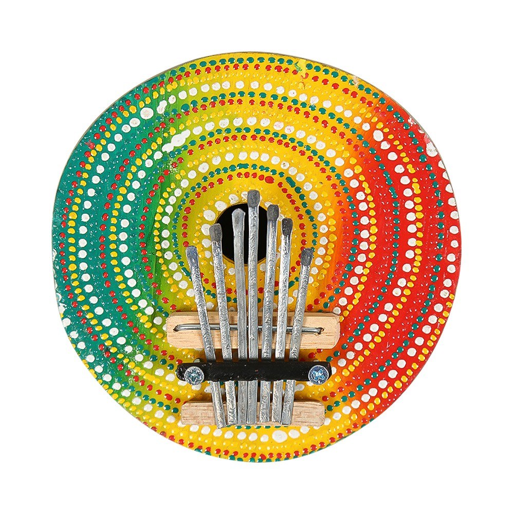 7 Keys Colorful Thumb Piano Kalimba Mbira Finger