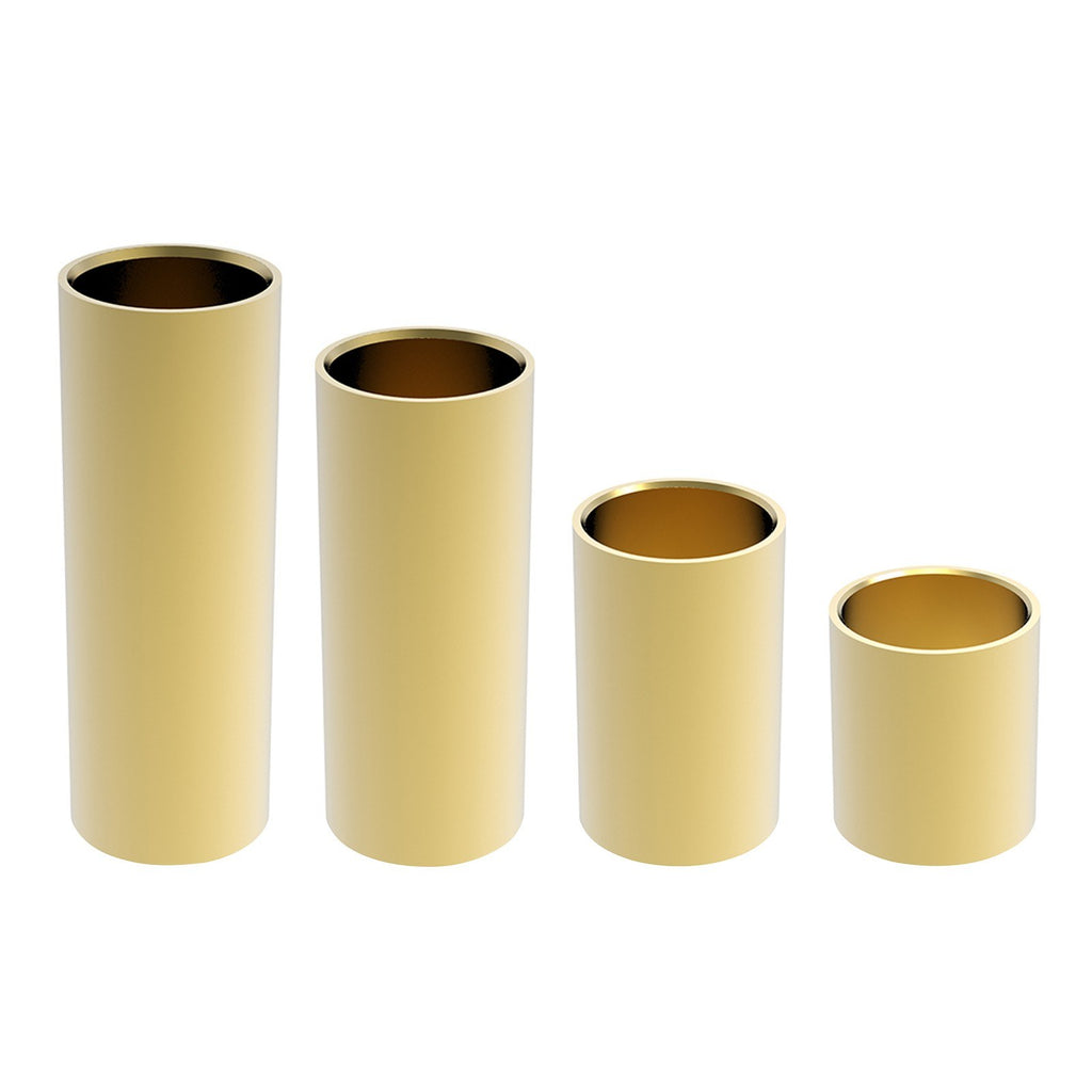 Stainless Steel Guitar Sliders Finger Sleeve 1 Set