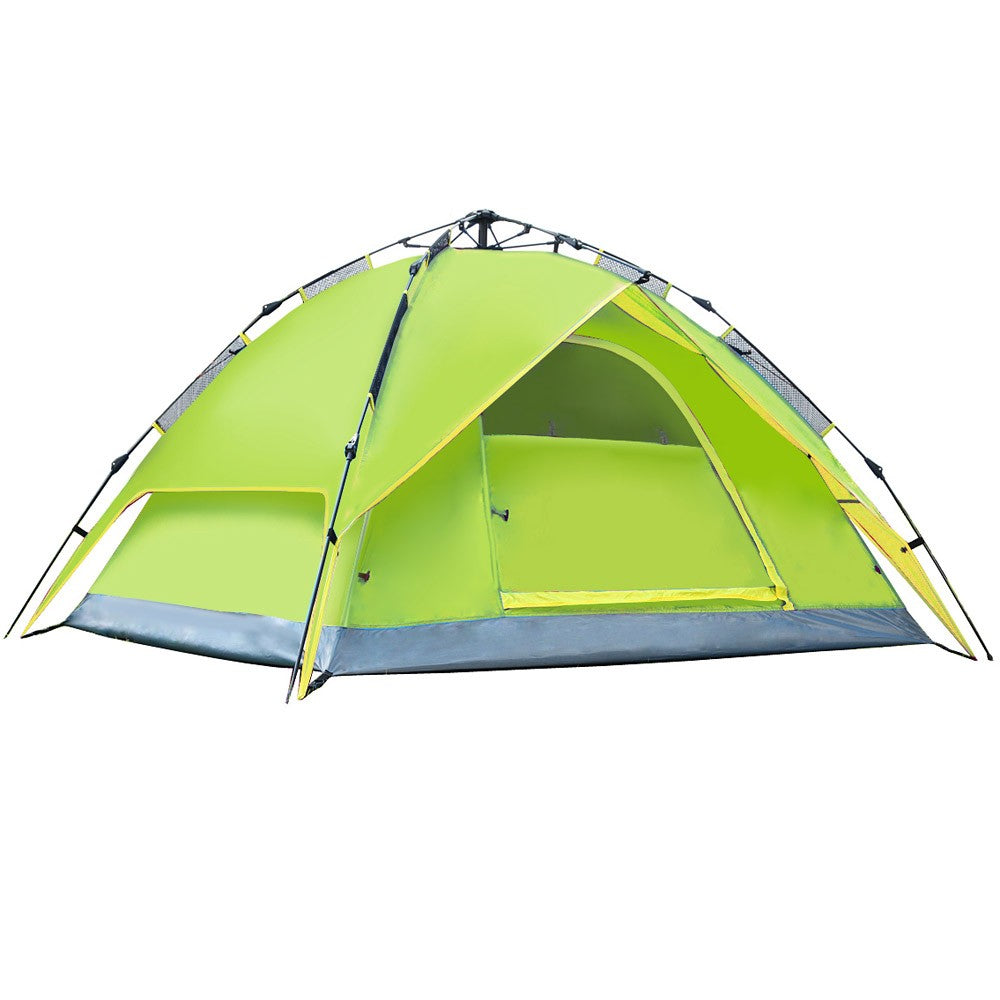 3-4 People Double Layers Waterproof Breathable Automatic Tent with Bag