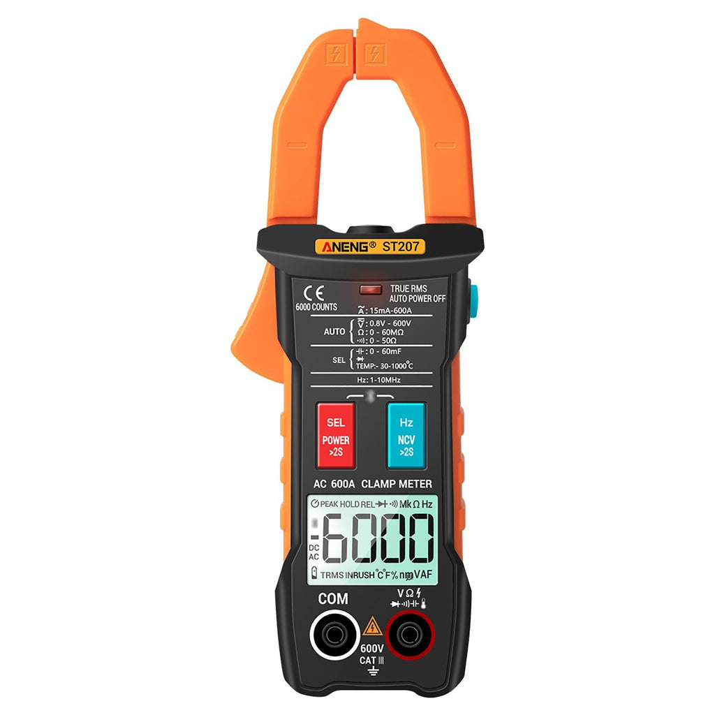 True RMS Clamp Meter with App Remote Control Autoranging Diode Hertz Temperature Tester