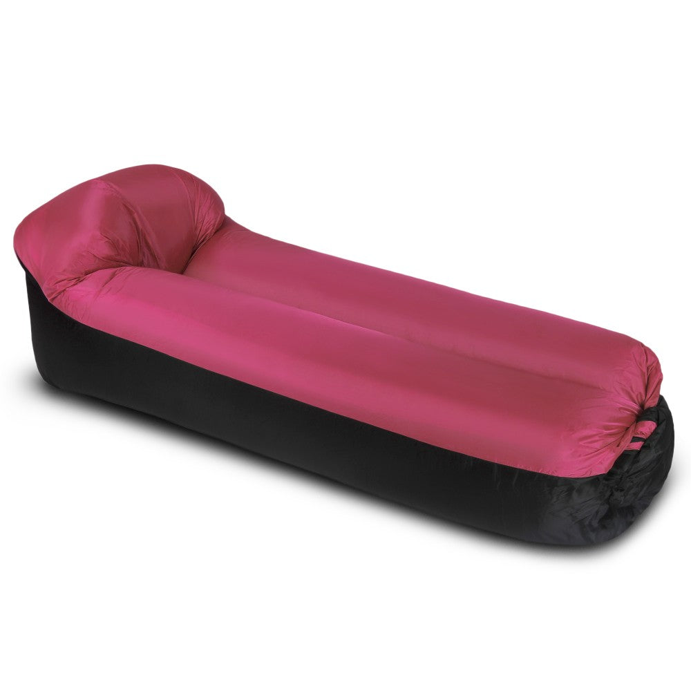 Inflatable Lounger Portable Air Beds Sleeping Sofa Couch for Travelling Camping Beach Backyard