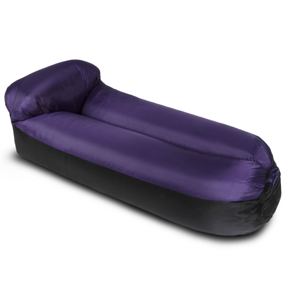 Inflatable Lounger Portable Air Beds Sleeping Sofa Couch for Travelling Camping Beach Backyard