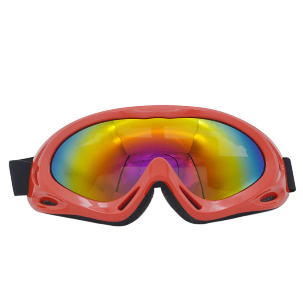 Windproof Mirror Ski Glasses Monolayer Sand-proof Snow-proof Outdoor Cycling Motorcycle Goggles