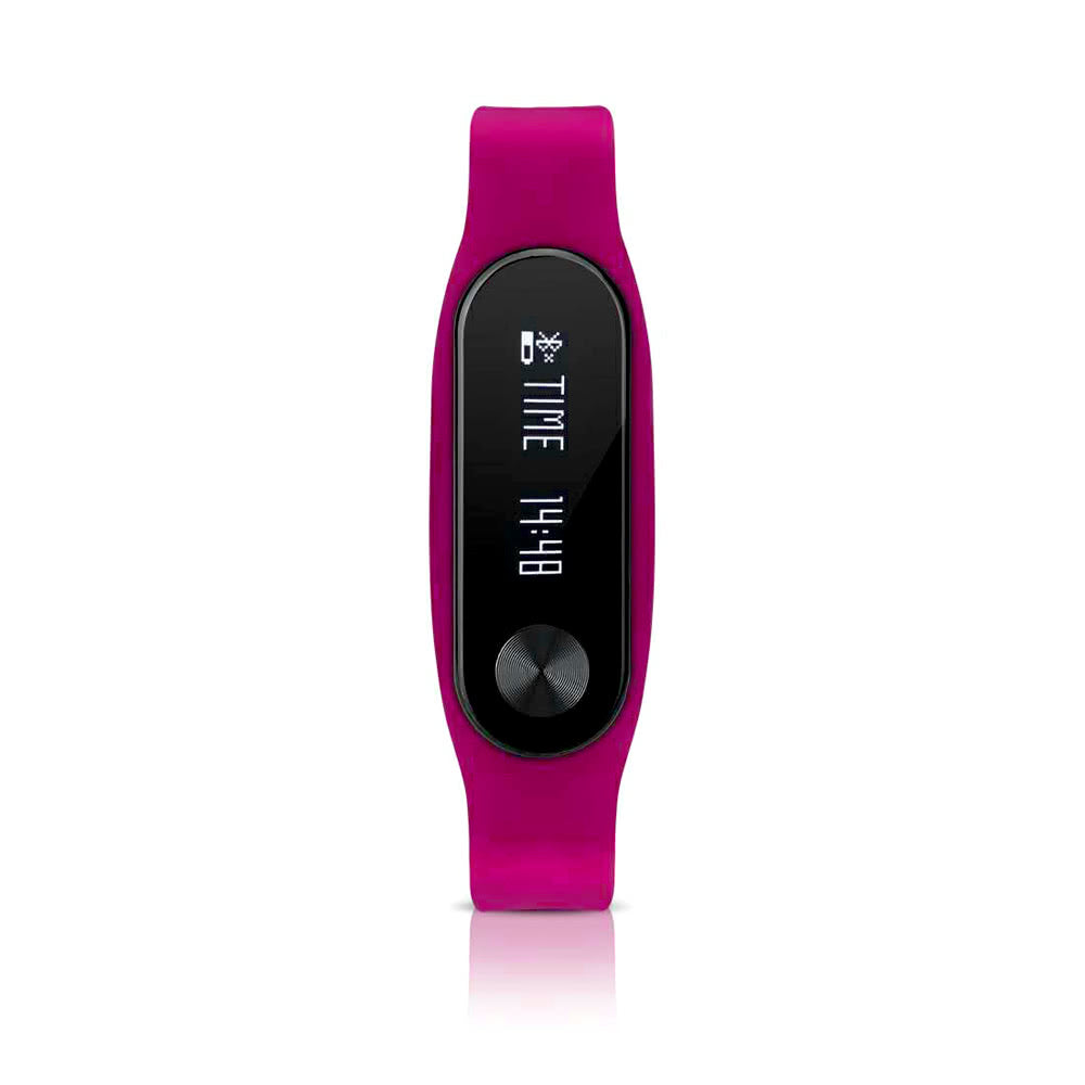 Smart BT Sport Watch Wristband 0.69" OLED Call Notification Pedometer Alarm etc