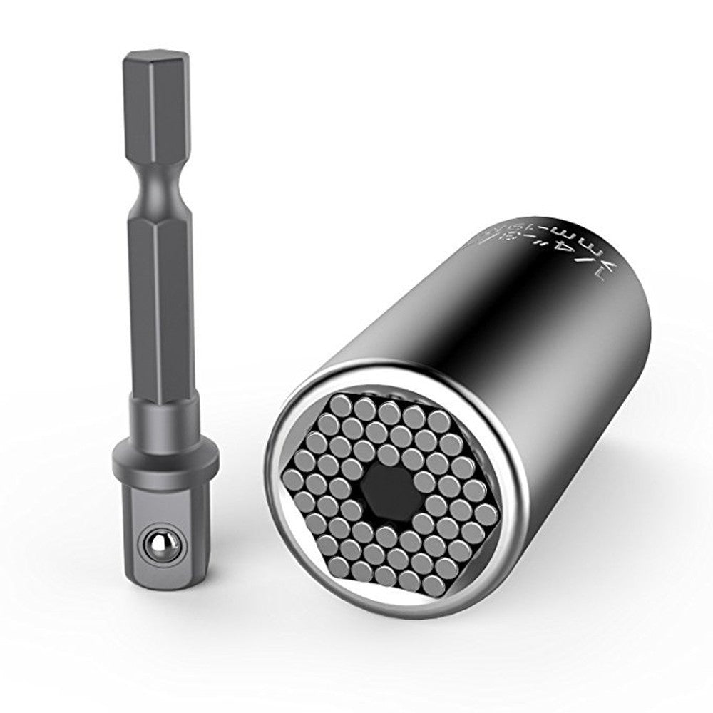 7mm-19mm Multi-functional Universal Socket Metric Wrench Power Drill Adapter Set Professional Repair Tools