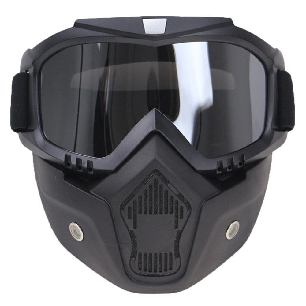 Motorcycle Helmet Glass Retro Half-helmet Mask Windproof Rode Moto Cross Helmets
