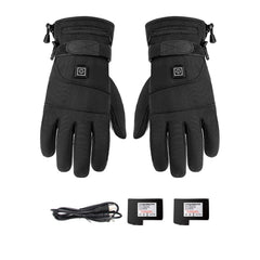 Motorcycle Riding Gloves Heating Thermostat Warm Windproof And Fall Proof Telefingers