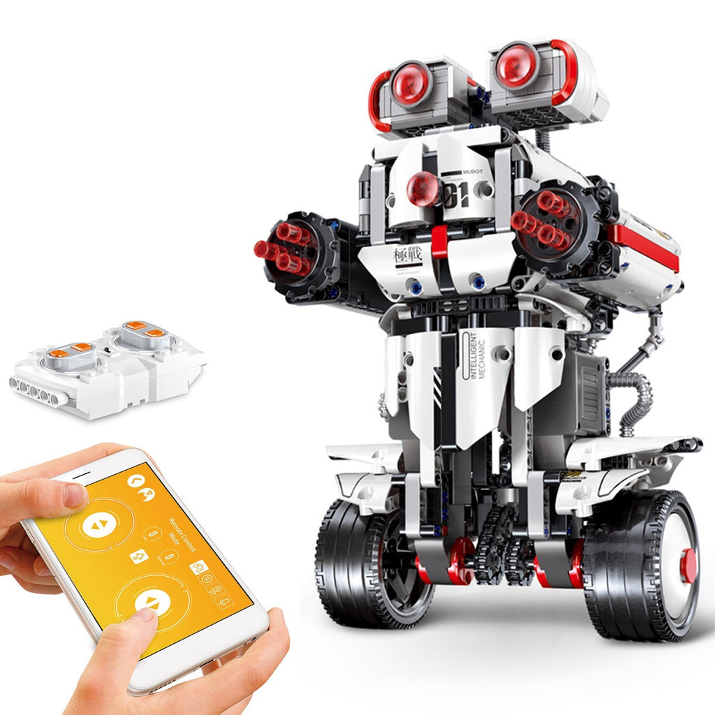 791PCS 2.4G Remote Control APP RC Robot Educational Bricks STEM Toys