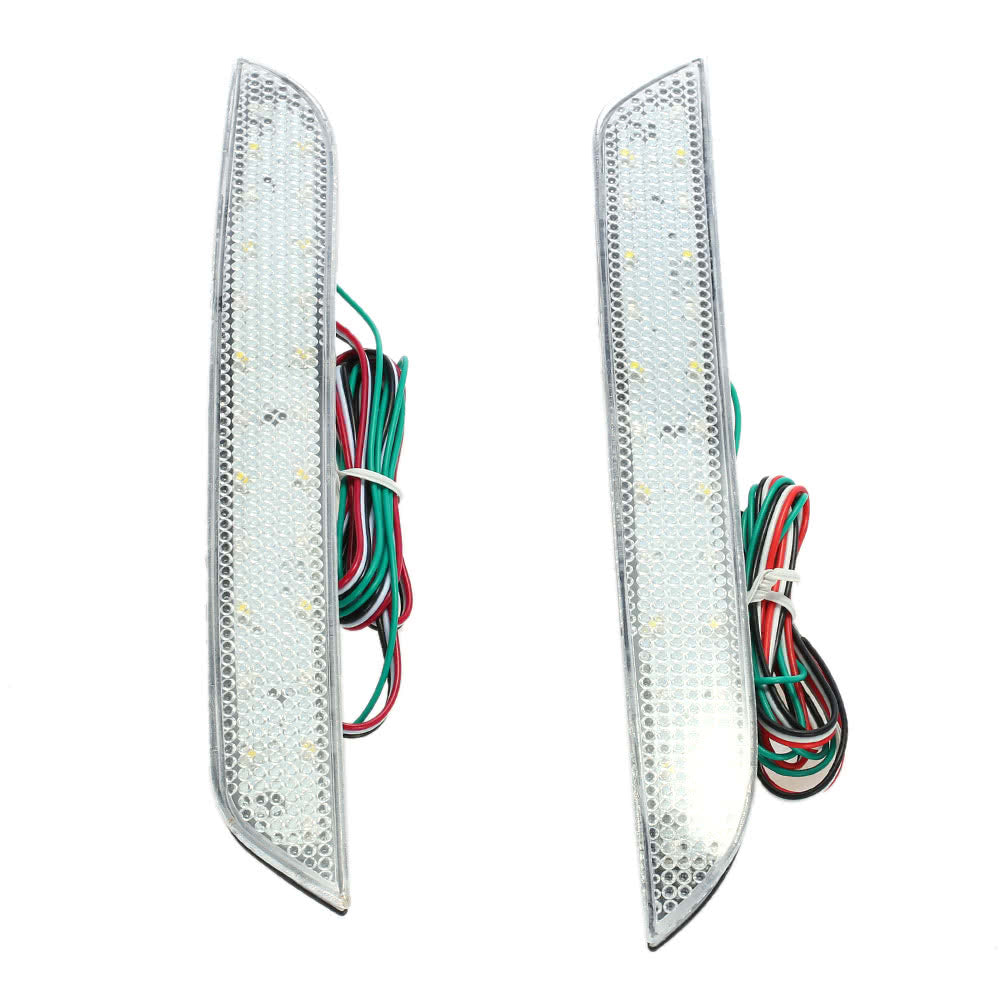 Pair of Rear Bumper Reflect Warning Light Plate Replacement Modification Tail Brake Lamp for BMW 3 Series