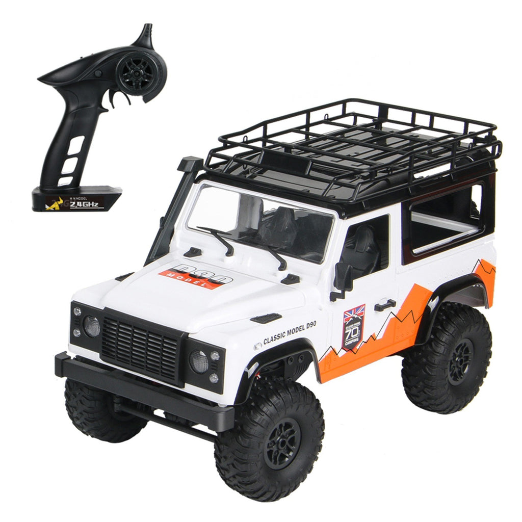 4WD 2.4Ghz Off Road Car RC Rock Crawler Cross-country Truck Toy with Headlight for Adults and Kids