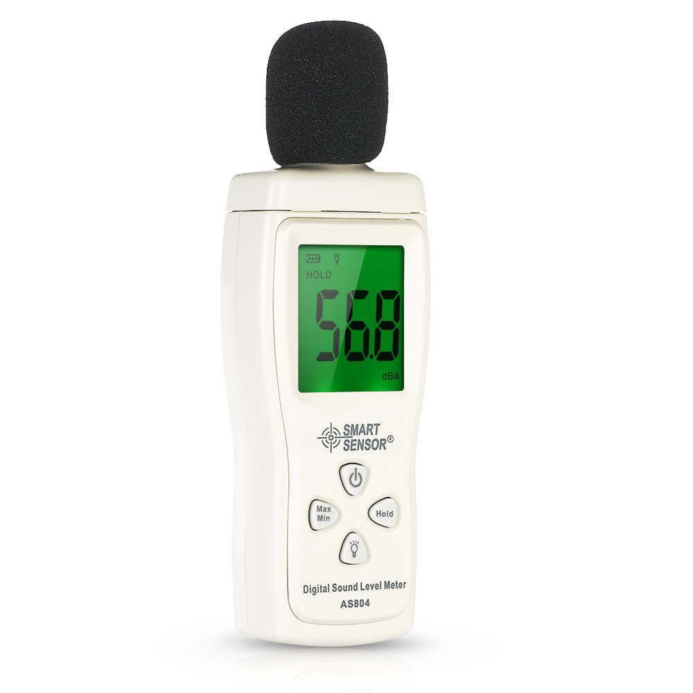 Mini Digital Sound Level Meter LCD Display Noise Measuring Instrument Decibel Tester 30-130dBA