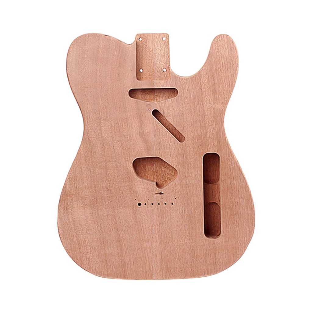 Electric Guitar Body Solid Wood DIY Accessory Natural Color