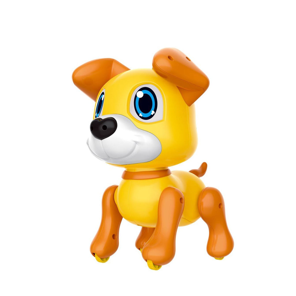 Electronic Robot Dog Toy with Gesture Sensing Lights and Puppy Sounds Intelligent Playing Music